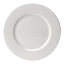 Monaco White Plate Wide Rim 16cm 6 1/4inch Pack 36