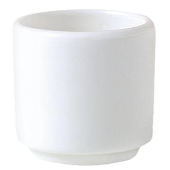 Monaco White Egg Cup Footless 4.75cm 1 7/8Inch Pack 12