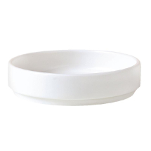 Monaco White Tray Stacking 7.5cm 3inch Pack 12