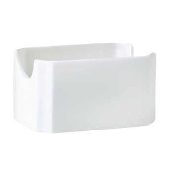 Monaco White Sugar Packet Container 10 x 7cm 4Inch Pack 12