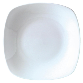 Monaco White Plate Quadro 23cm 9Inch Pack 24 Monaco White Plate Quadro 23cm 9Inch Pack 24