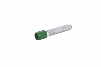 Plastic Lithium Heparin Tubes Green 4ml - x100