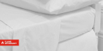 White Flat Sheet FR Polyester Single bed