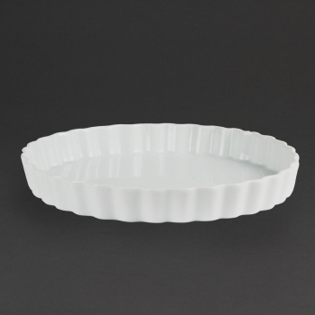 Olympia Whiteware Flan Dishes 265mm Pack quantity 6