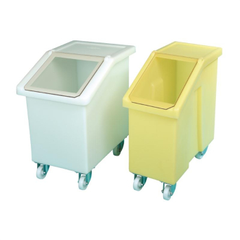Mobile Ingredient Bin 65Ltr White Mobile Ingredient Bin 65Ltr White