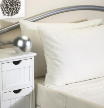 Single Flat Sheet - Cream Single Flat Sheet - Cream