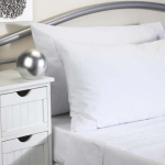 Fitted Sheet Single - White