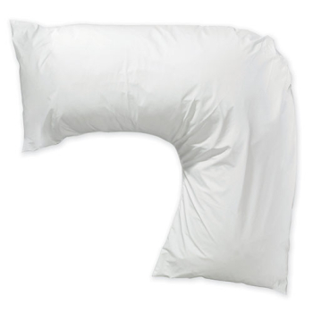 V-Shaped Pillow Case - White