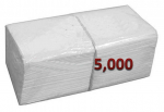 White Napkins 30cm x 30cm Case of 5000