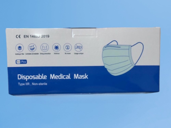 Type IIR 3 Ply Face Mask Ear Loop (Qty 50) EN14683 Type IIR 3 Ply Face Mask Ear Loop (Qty 50) EN14683