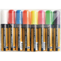 Set of 8 Illumigraph Chalk Pen s Tip 7 x 15mm