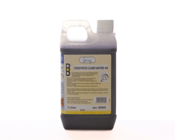 One Shot Concentrate Cleaner Sanitiser 2 x 2L One Shot Concentrate Cleaner Sanitiser 2 x 2L