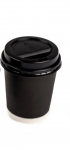 8oz Black Double Wall Coffee Cups Pack of 500