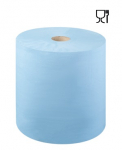 Industrial Wiper Rolls x 2PK Blue 2ply 400m x 370mm