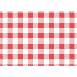 Greaseproof Paper Sheets Red Gingham 250 x 250mm (200 pack)