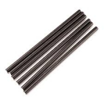 Compostable Paper Cocktail Stirrer Straws Black(250 Pack)