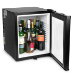 ChillQuiet Silent Mini Bar Fridge 30ltr Black
