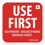 Hygiplas Removable Use First Labels Pack of 1000