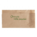 Recycled Lunch Napkin Kraft 32x30cm 1ply Pre-Folded (6000)