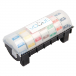 Hygiplas Removable Colour Code Food Labels with 1" Dispenser