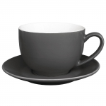 Olympia Cafe Cappuccino Cups Charcoal 340ml 12oz (Box 12)