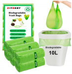 Compostable Food Caddy Liners 10Ltr -  6 Rolls of 20