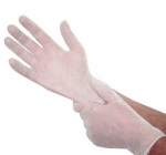 Clear Vinyl Gloves - P/Free Small - 10 x 100