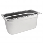 Vogue Stainless Steel 1/3 Gastronorm Tray 150mm (5.7Ltr)