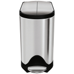 Butterfly Pedal Bin 10L Brushed Steel Simple Human