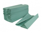 Interfold Green Hand Towel 210 x 245mm - 3600 Pack