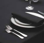 Amalfi Black Slip Cloth 36" x 36"