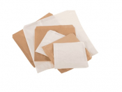 8inch x 8inch White Sulphite Paper Bags (Box of 1000)