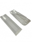 White Film Fron Baguette Bags (4 X 6 X 14inch) Box of 1000