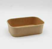 650ml Rectangular Kraft Deli Containers (Box of 300)