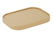 Paper Kraft Lids for Container 500-1000ml - 300 Pack