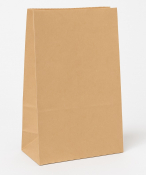 10lbs Brown SOS Grab Bags 204 x 115 x 381mm -Box of 125
