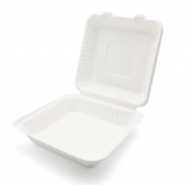 1 Compartment Bagasse Meal Box BMB 1 - Box of 200