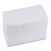 2 Ply 1/8 Fold White Napkins 250 Napkins - 40cm x 40cm