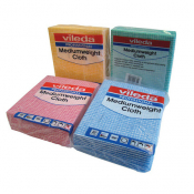 Vileda Prof. Medium Weight Cloth - Red pack of 10