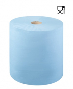 Industrial Wiper Rolls x 2PK Blue 2ply 400m x 370mm