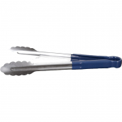 Hygiplas Colour Coded Blue Serving Tongs 300mm 11inch