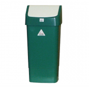 SYR Polypropylene Swing Bin Green 50Ltr