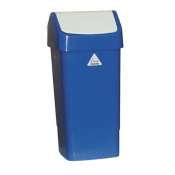 SYR Polypropylene Swing Bin Blue 50Ltr