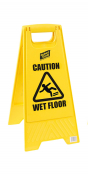 Caution Wet Floor/Cleaning In Progress 2Side Saftey Sign