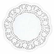 Olympia Round Paper Doilies 165mm (Pack of 250) 6.5inch