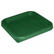 Hygiplas Square Food Storage Container Lid Green Medium
