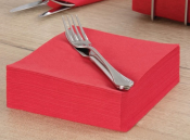 Lunch Napkin Red 33x33cm 2ply (250 Pack)