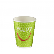 Enjoy Double Wall Disposable Hot Cups 225ml/8oz (875 pack)