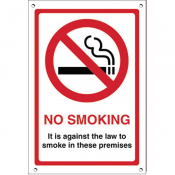 No Smoking Premises Sign