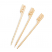Biodegradable Bamboo Steak Markers Medium Rare (100 pack)